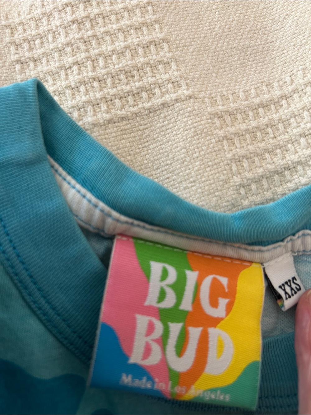 Big Bud Press Women's Blue Crop-top XXS - Picture 5 of 6